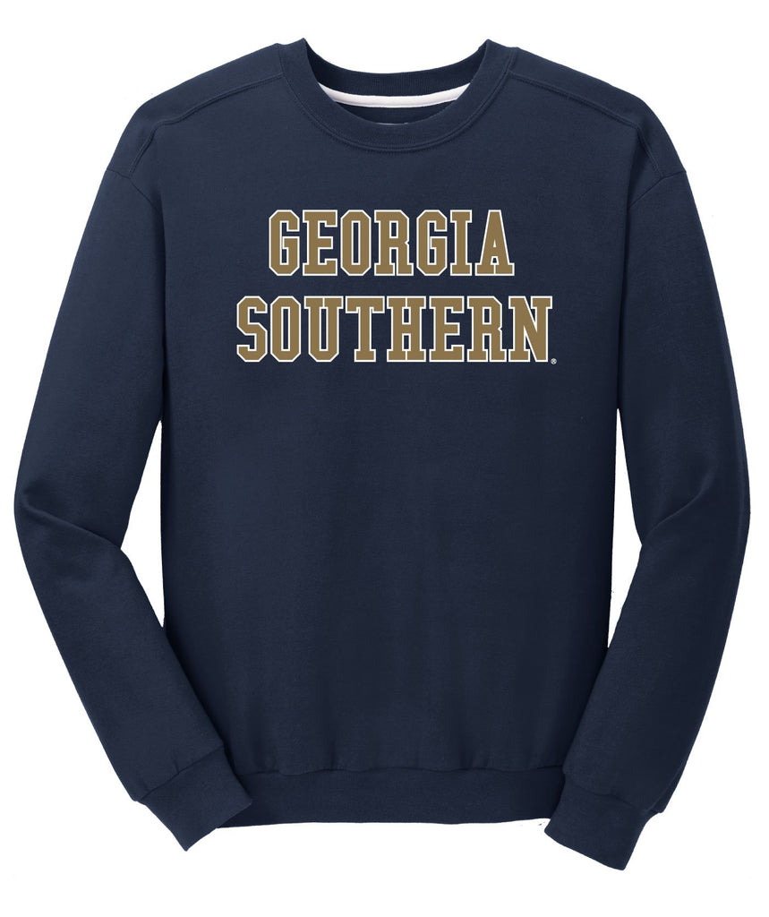 J2 Sport GS Georgia Southern University Eagles NCAA Unisex Block Crewneck Sweatshirt