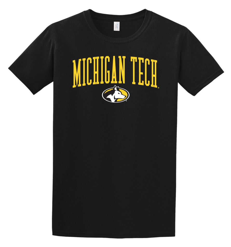 J2 Sport MTU Michigan Tech Huskies NCAA Jumbo Arch Unisex T-Shirt