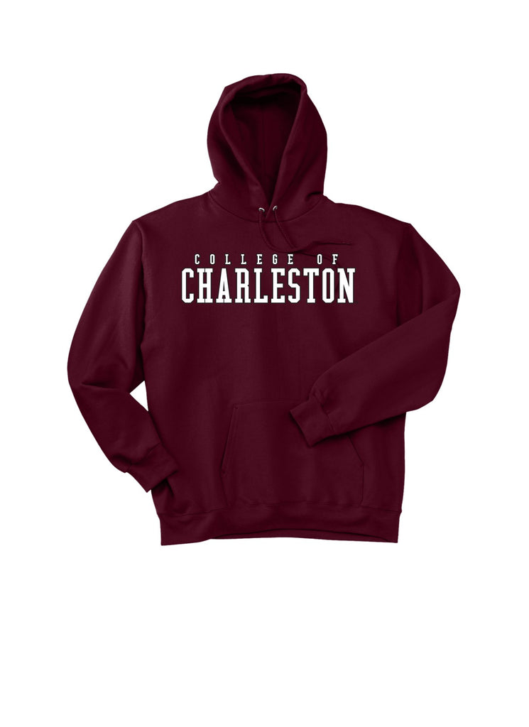 J2 Sport C of C College of Charleston Cougars NCAA Unisex Block Hooded Sweatshirt