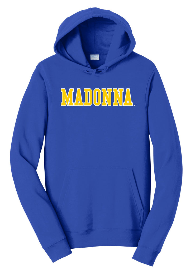 J2 Sport Madonna University Crusaders NCAA Block Unisex Hooded Sweatshirt