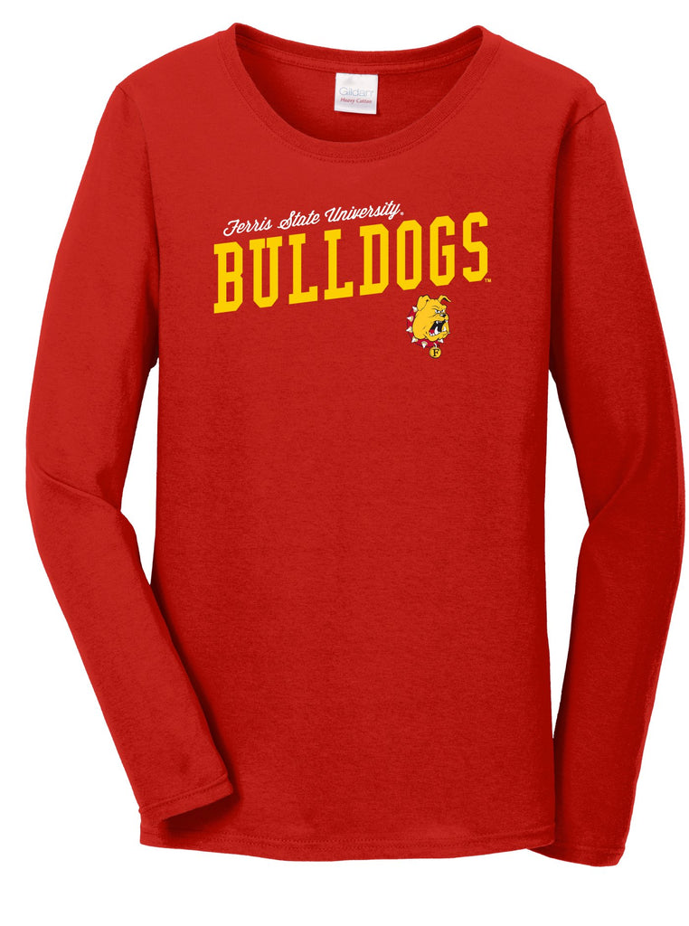J2 Sport Ferris State University Bulldogs NCAA Uphill Victory Womens Long Sleeve T-Shirt