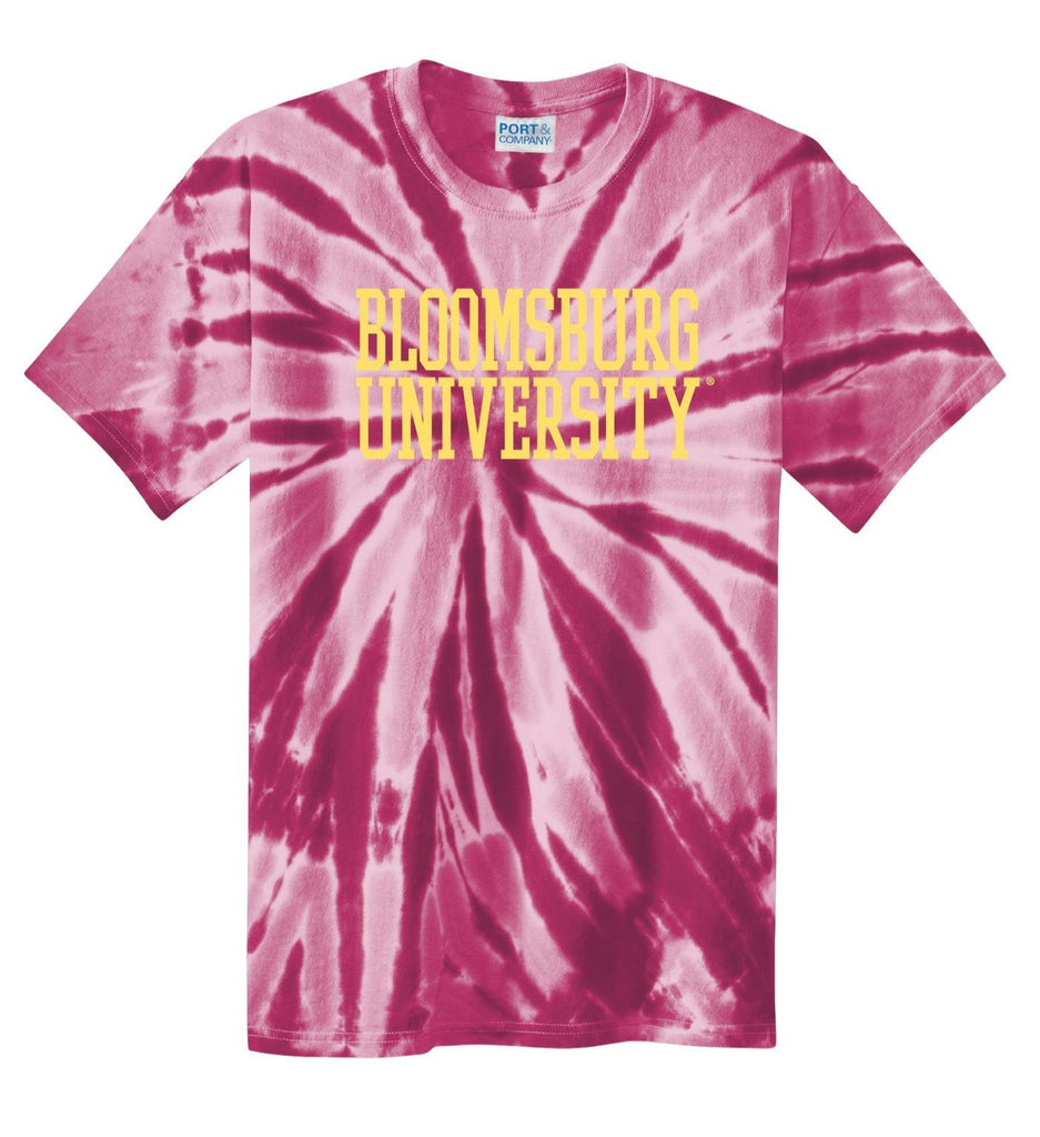 J2 Sport BU Bloomsburg University Huskies NCAA Tie Dye Unisex T-Shirt