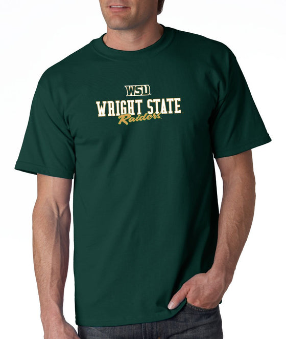 Wright State University Raiders in Love | Collegiate Apparel | Cincy Shirts Unisex T-Shirt / Green / 2x