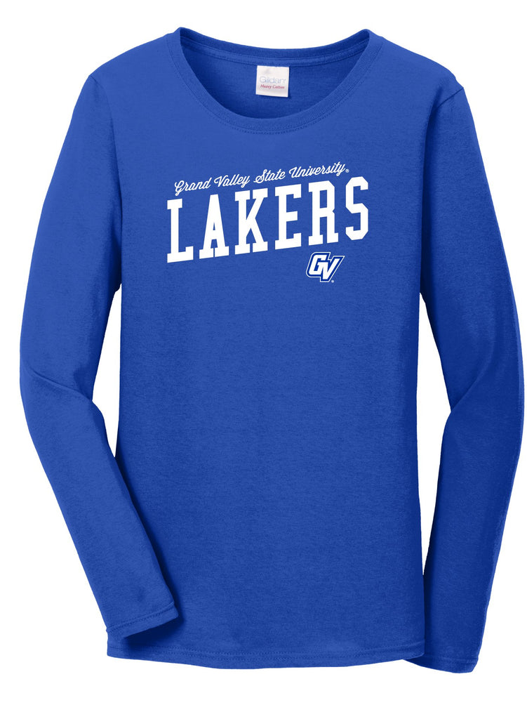 J2 Sport Grand Valley State University Lakers NCAA Uphill Victory Womens Long Sleeve T-Shirt