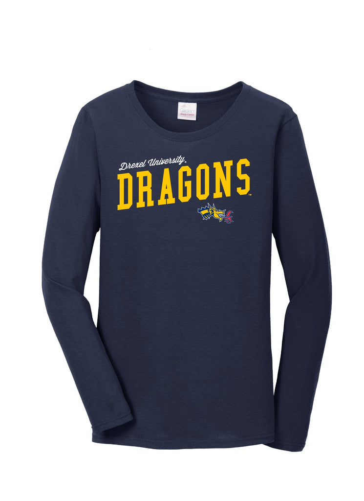 J2 Sport DU Drexel University Dragons NCAA Uphill Victory Women's Long Sleeve T-Shirt