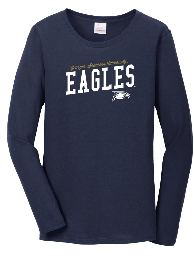 J2 Sport Georgia Southern University Eagles NCAA Uphill Victory Womens Long Sleeve T-Shirt