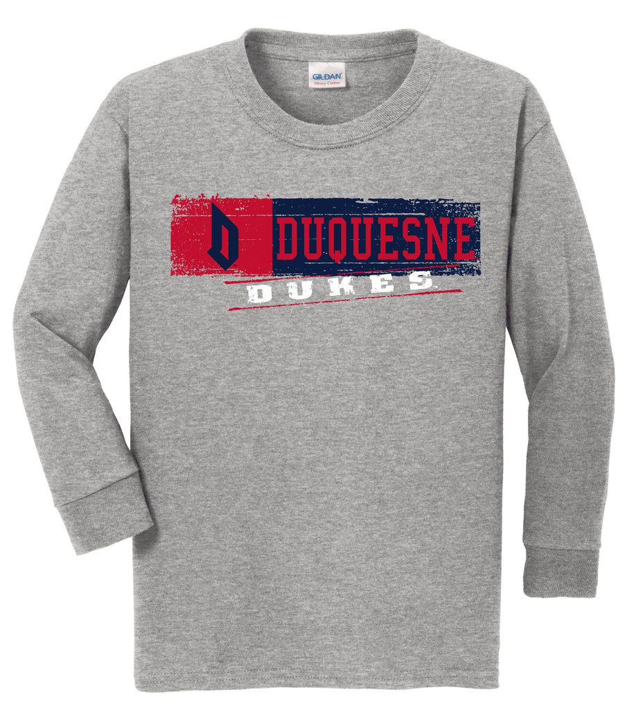 J2 Sport Duquesne University Dukes NCAA Youth Long Sleeve T-Shirts