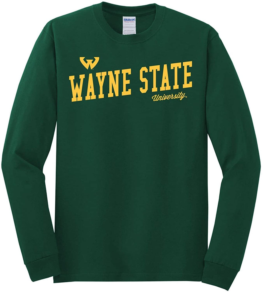 J2 Sport WSU Wayne State University Warriors NCAA Womens Long Sleeve T-Shirt