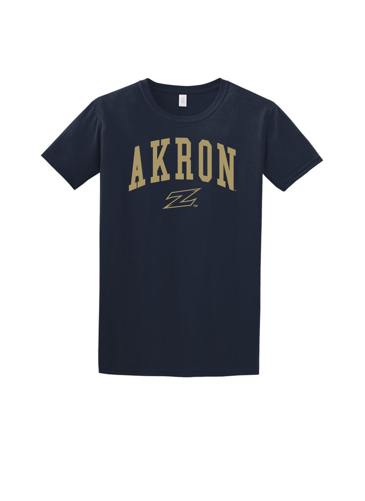 J2 Sport Akron Zips NCAA Jumbo Arch Adult T-Shirt