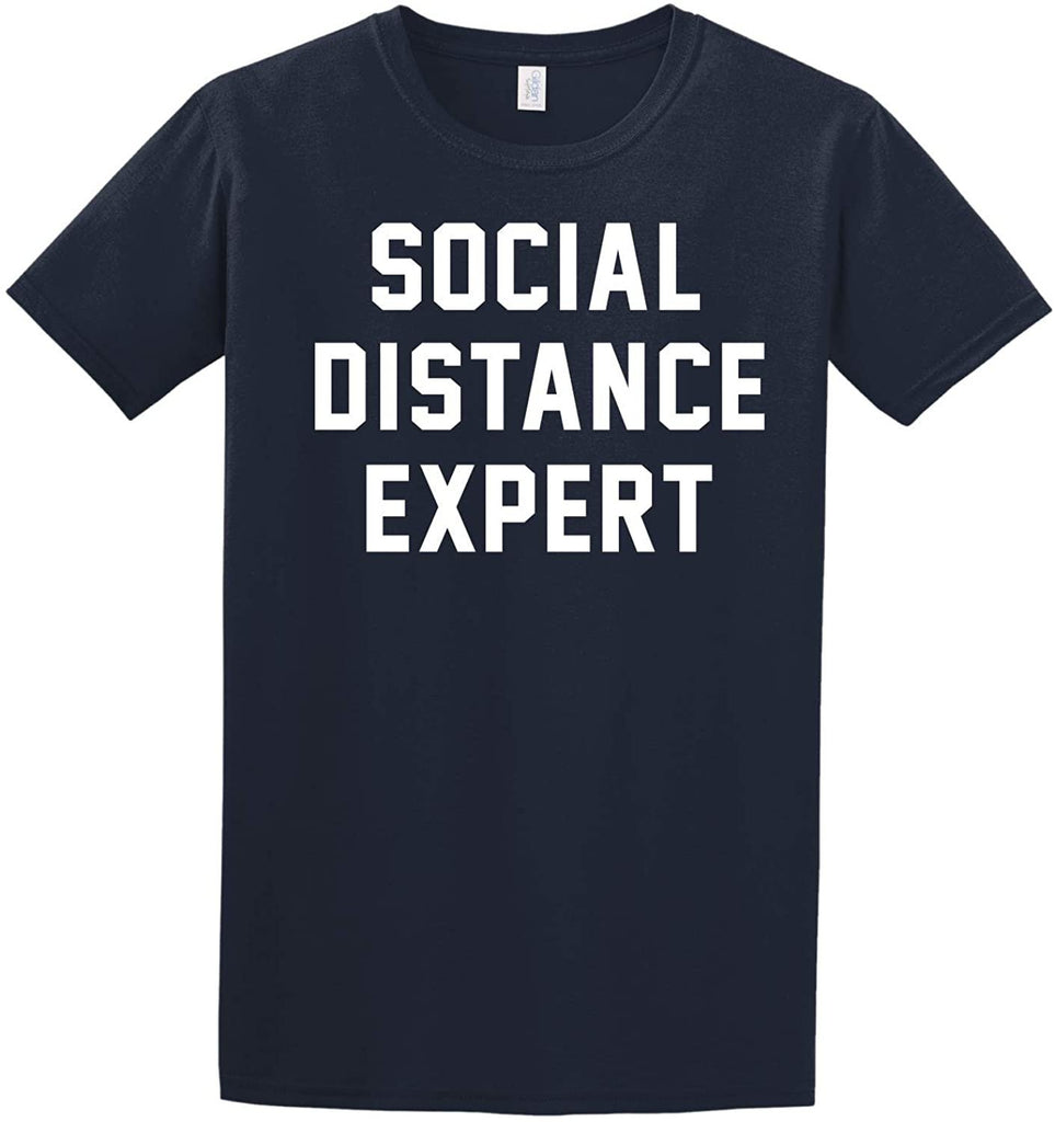 J2 Sport COVID-19 Corona Virus Social Distance Navy Unisex T-Shirt
