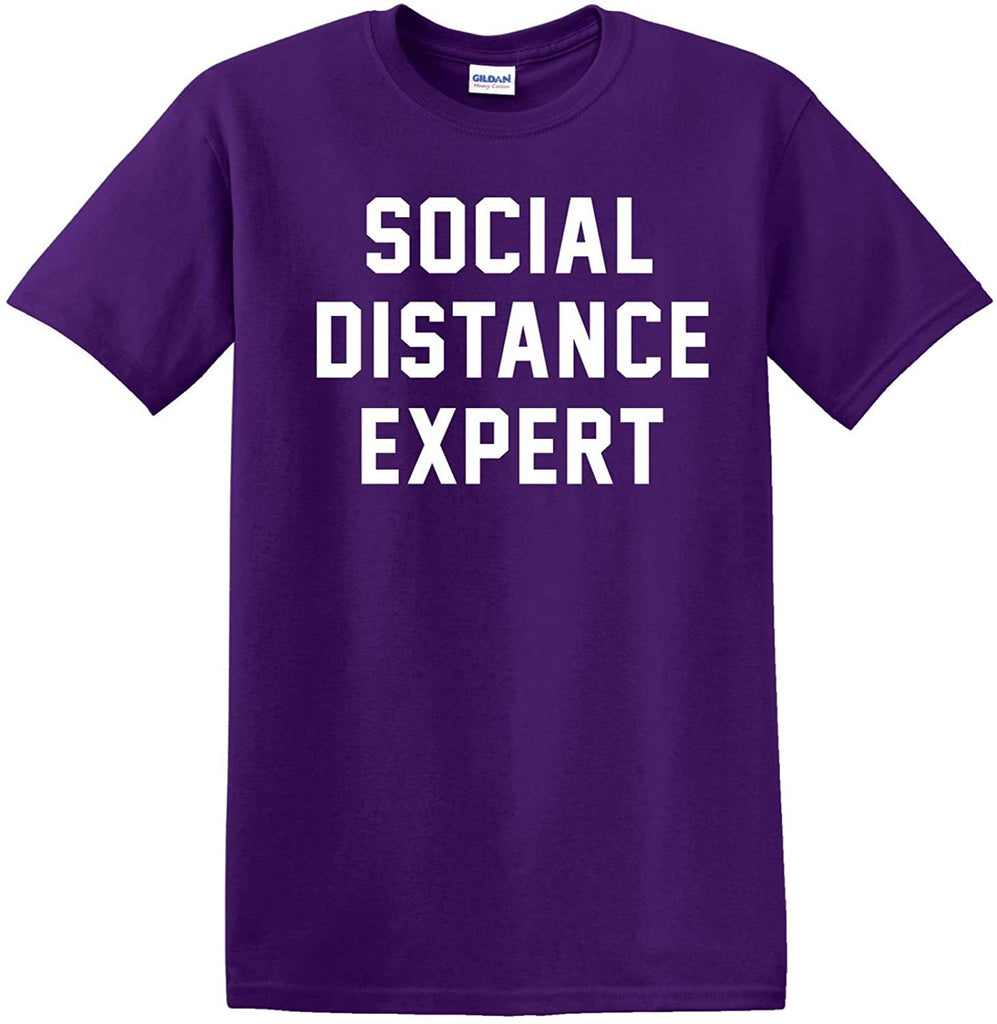 J2 Sport COVID-19 Corona Virus Social Distance Purple Unisex T-Shirt's